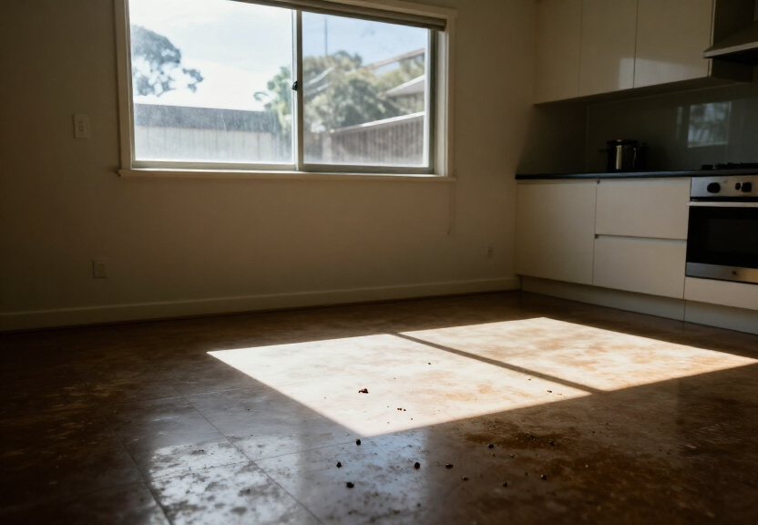 Cockroach infestation in a Barden Ridge kitchen before treatment